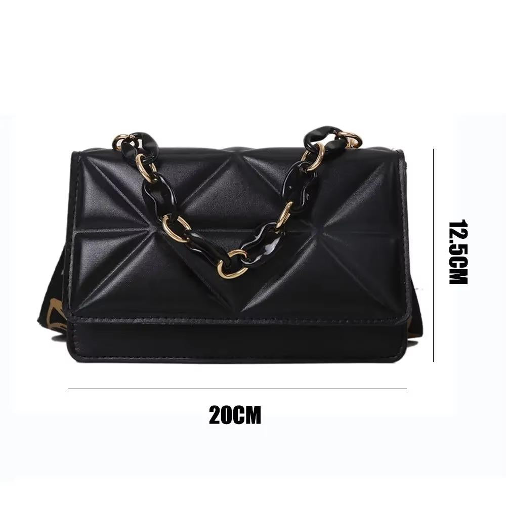 Crossbody Bag For Women Fashion Handbags Female Shoulder Bags - Black