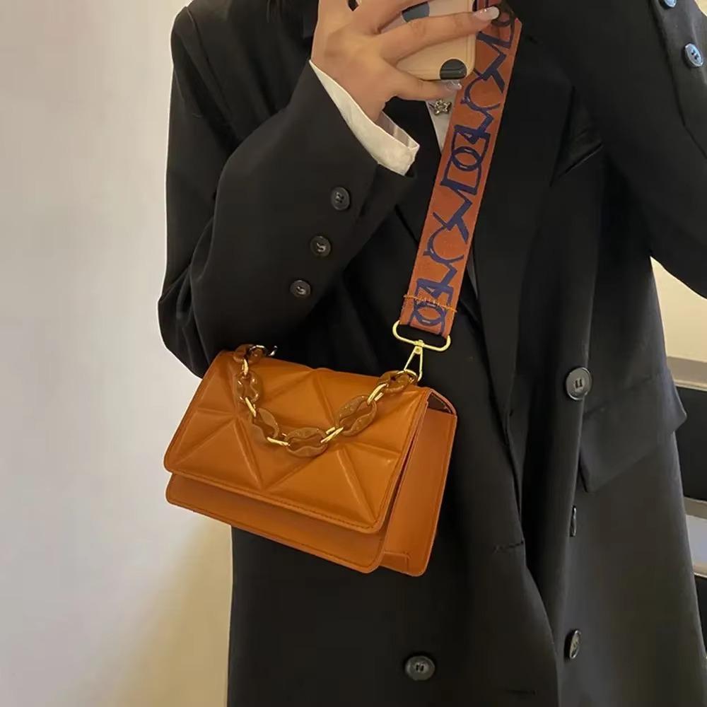 Crossbody Bag For Women Fashion Handbags Female Shoulder Bags - Brown