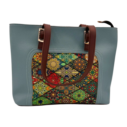 outdoorfun canvas laptop tote bag 13 and 11 inches for women, lightweight tote bad, purse for women, large capacity for computer bag for work, office, casual