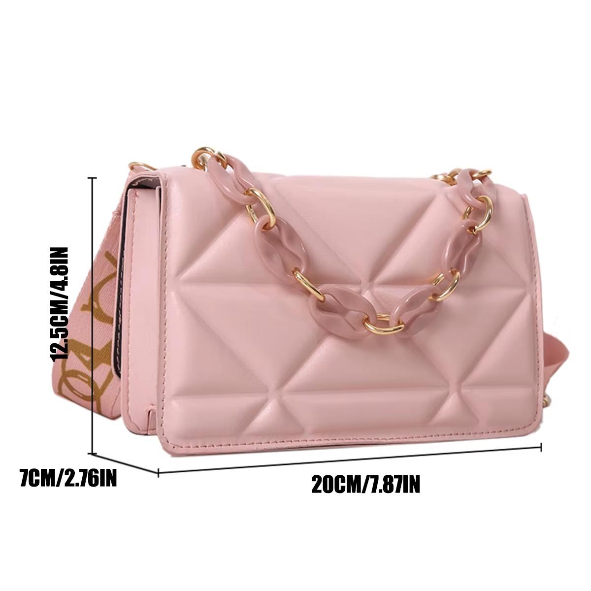 Crossbody Bag For Women Fashion Handbags Female Shoulder Bags - Pink