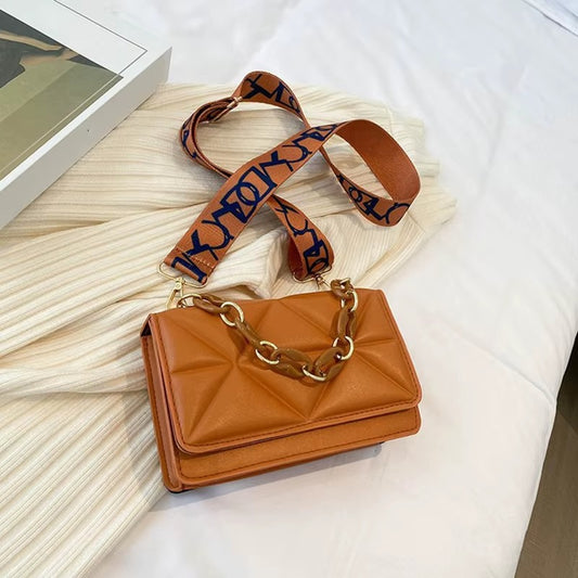 Crossbody Bag For Women Fashion Handbags Female Shoulder Bags - Brown