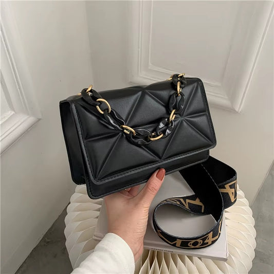 Crossbody Bag For Women Fashion Handbags Female Shoulder Bags - Black